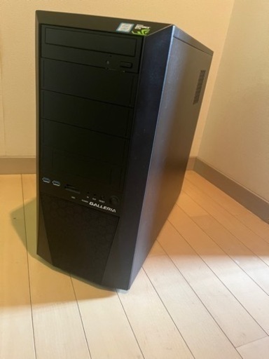 終了　ガレリア ゲーミングPC