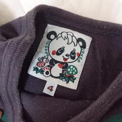 グラグラ 100-105㎝ Tシャツ チャコールグレーの画像