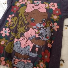 グラグラ 100-105㎝ Tシャツ チャコールグレーの画像