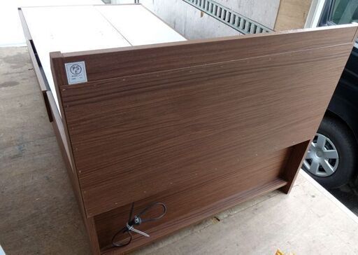 新札幌発 ニトリ シングルベッドフレーム ジオ チェスト40J MBR 幅98cm