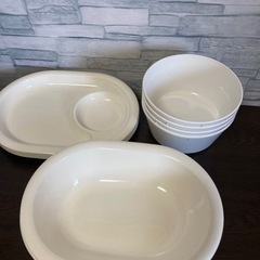 キャンプ　お皿セット　プラスチック