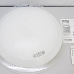ss5133　日立　LEDシーリングライト　LEC-AA500　～8畳　リモコン付き　HITACHI　天井照明　LEDライト　丸型　取扱説明書付き　調光　50/60Hz共用　ダイレクト照射方式　ecoこれっきりボタン搭載の画像