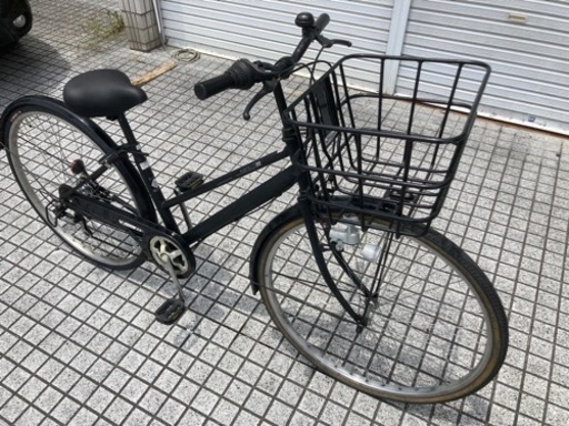 【27インチ自転車】6段変速　LEDダイナモライト使用　リヤタイヤ、サドル新品❗️若林自転車　唐崎店　SALE中❗️