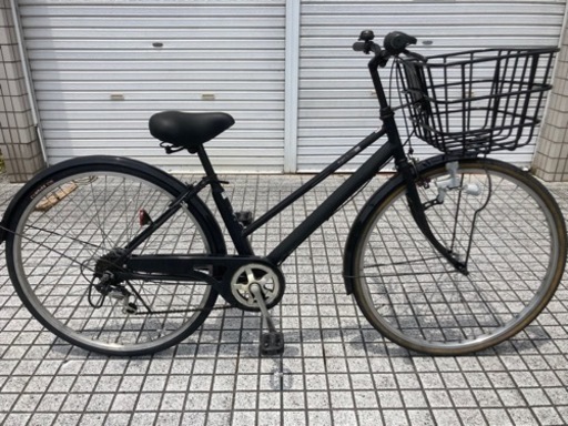 【27インチ自転車】6段変速　LEDダイナモライト使用　リヤタイヤ、サドル新品❗️若林自転車　唐崎店　SALE中❗️