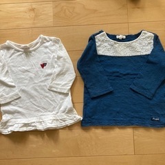 7部袖トップス２枚