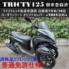 【普通免許仕様】トリシティ125ワイドトレッド側車登録済 自賠責...