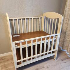 【取引中】KATOJI カトージ【ベビーベッド】プチバニラ　組立...