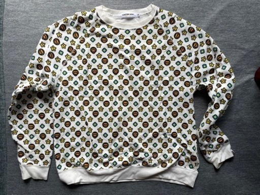 A BATHING APE モノグラムトレーナー