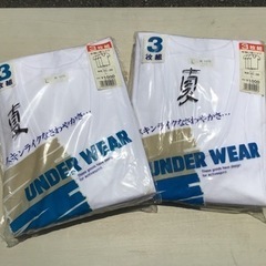 新古品　メンズ　肌着　6枚セット　Tシャツ　白