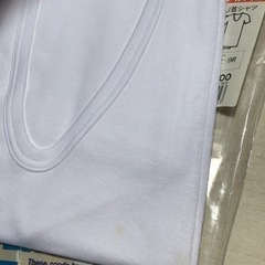 新古品　メンズ　肌着　6枚セット　Tシャツ　白の画像