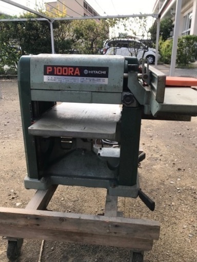日立工機　自動カンナ　100V 中古品　売ります