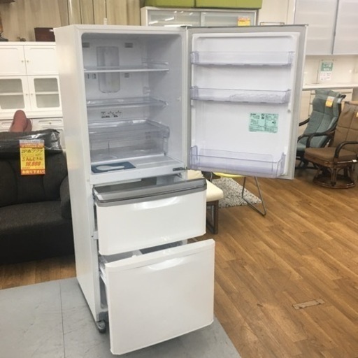 S763 ⭐ 三菱電機 MITSUBISHI ELECTRIC MR-C34Z-W [冷蔵庫 Cシリーズ (335L・右開き) 3ドア