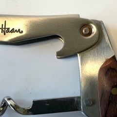 【美品】 Cole Haan コールハーンソムリエナイフ　レザーケース付属の画像