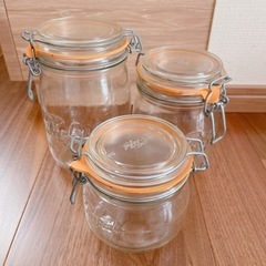 ガラス保存容器3個セット