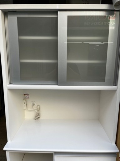 島忠ホームズ ライズ90 カップボード 食器棚 レンジ台