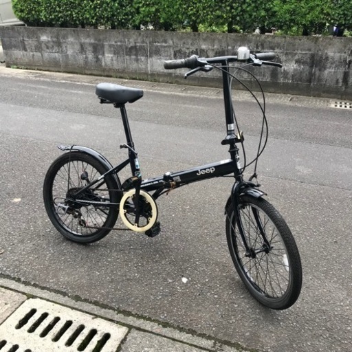 お取引感謝【１１日まで値引き中】２０インチ・折りたたみ自転車・jeepロゴ・人気