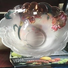 【むじんはんばい】大きなガラスボウル