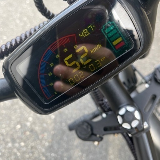 美品　爆速　max50 フル電動ファットバイク　アクセル付　ひねちゃ　モペット