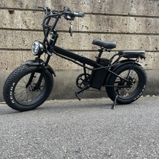 美品　爆速　max50 フル電動ファットバイク　アクセル付　ひねちゃ　モペット
