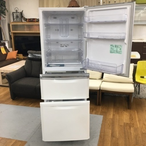 S380 ⭐ MITSUBISHI ELECTRIC MR-C34Y-W [冷蔵庫 Cシリーズ （335L・右開き） 3ドア パールホ