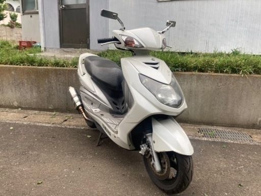 軽整備済み‼️シグナスx 社外マフラー　アルミステップ　メッキカバー　配送可能