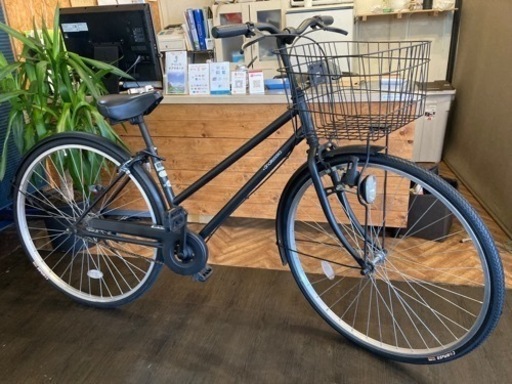 【前後タイヤ・チューブ新品！】27インチ自転車　マットブラック