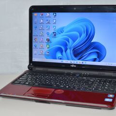 中古良品ノートパソコン Windows11+office 富士通 AH54/D 第二世代i3/15.6インチ/無線内蔵/メモリ4GB/爆速SSD256GB/DVDRW/便利なソフト多数