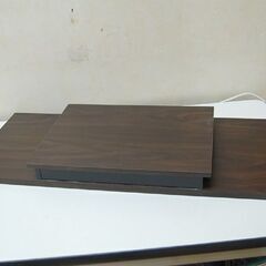 コンポ 展示台 幅84×奥32×高7cm ブラウン系 ディスプレイ台  札幌市 清田区 平岡の画像