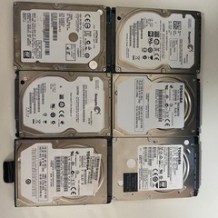 2.5インチHDD ハードディスク6本セット