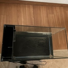 gex ラクテリア　RAKUTERIOR 黒　オールインワンインテリア水槽　中古　モーター難ありの画像