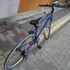 LASSIG[レッシグ]700c シティークロスバイク 7speed/ブルーの画像