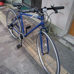 LASSIG[レッシグ]700c シティークロスバイク 7speed/ブルーの画像