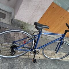 LASSIG[レッシグ]700c シティークロスバイク 7speed/ブルーの画像