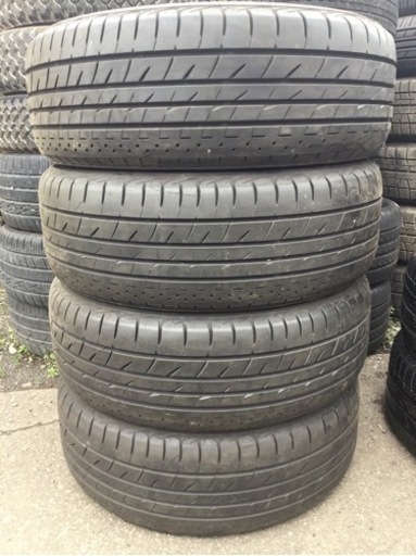 バリ溝 215/60R17 BS playz 4本セット