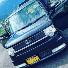 ダイハツ　ムーブコンテ　軽四　ブラック　