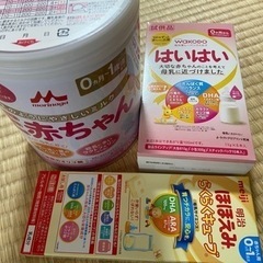 E赤ちゃん 缶ミルク 大缶とサンプル