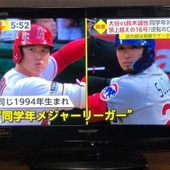 シャープ製小型20型テレビ