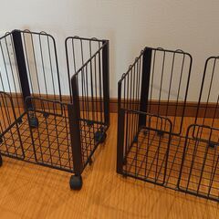 新聞ストッカー　ベルメゾン　２段　分離化の画像