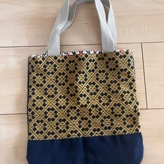 こぎん刺しバッグの画像