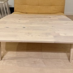 テーブル 木目調 ホワイトの画像