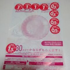 ヤマザキ春のパンまつりシール７.５点分
