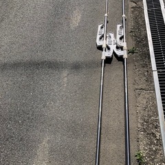 ベランダ突っ張り物干しの画像