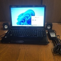 東芝ノートPC Win11+Office2021、Corei7＋SSD＋8GBメモリーの画像