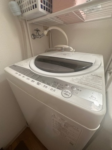 洗濯機　TOSHIBA AW-6G9(6kg)