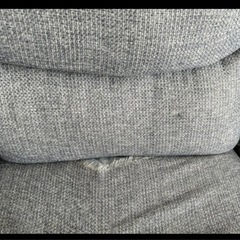 ニトリ　ソファー　グレー　2人掛け　お譲りします¥0の画像