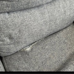 ニトリ　ソファー　グレー　2人掛け　お譲りします¥0の画像