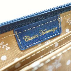 【おみせっち】【未使用】各種 Classics Hommage ☆大容量☆ 配色デザイン 長財布 ラウンドファスナー レディース 多収納 カード入れ×24ポケット!!の画像