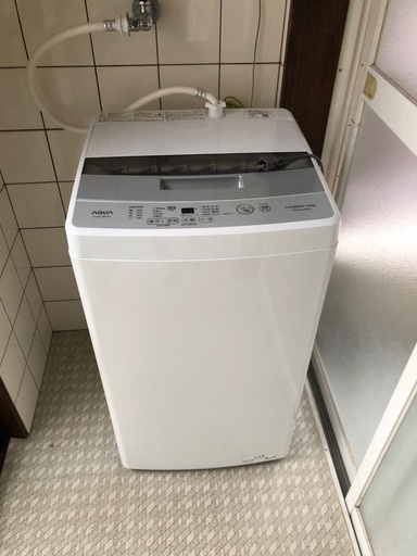 値下げしました！AQUA 洗濯機　AQW-S45JBK