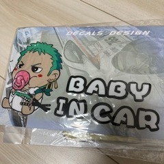 ワンピース　ゾロのベイビーインザカーステッカー
