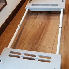 （引き渡し予定あり）押入れ収納キャリー　ピタッ！と伸びるんキャリー 幅54〜76×奥行37×高さ11cm キャスター付き の画像